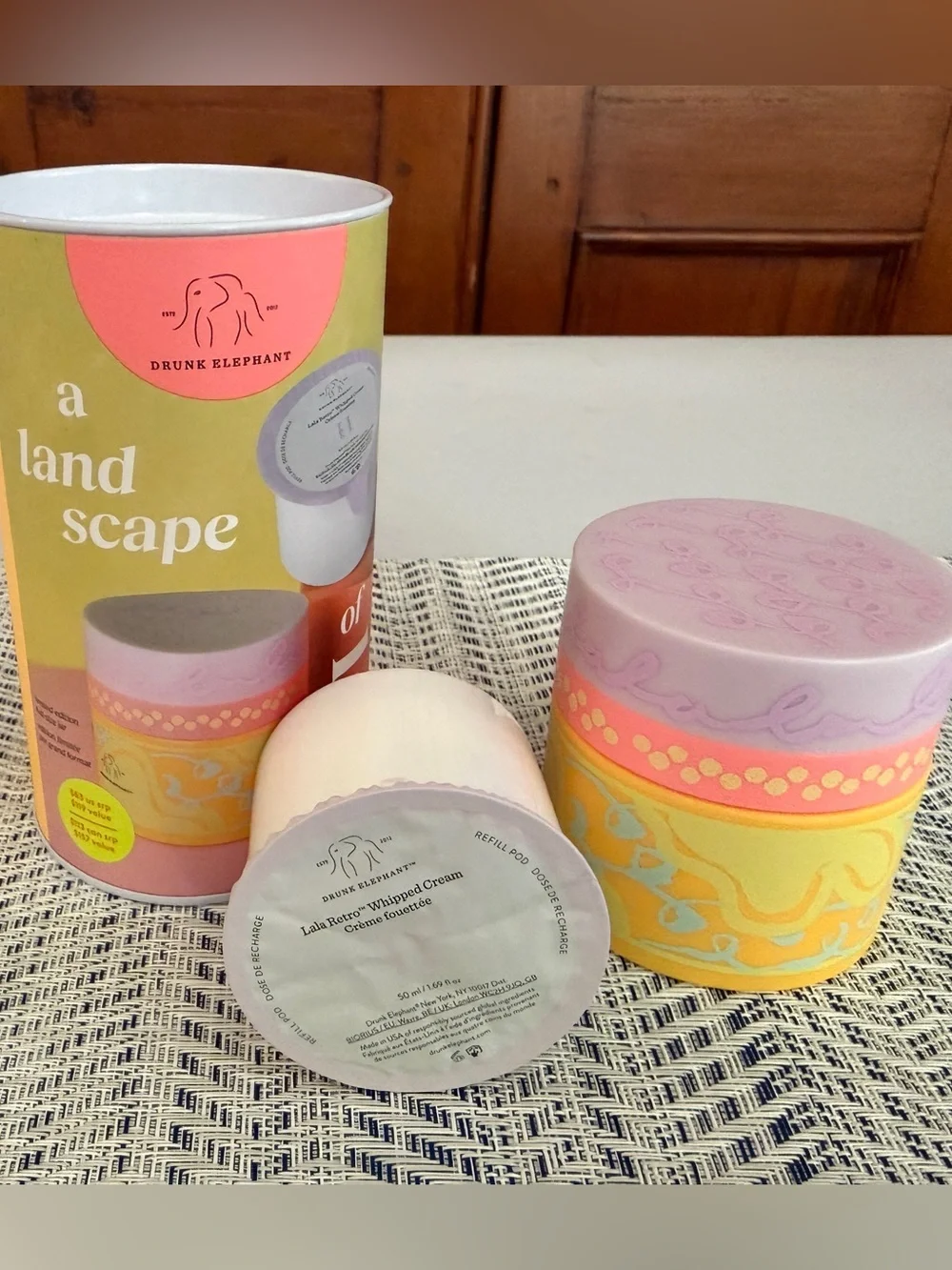 Drunk Elephant Lala Retro Rescue Cream & Refill Pod Limited Edition!